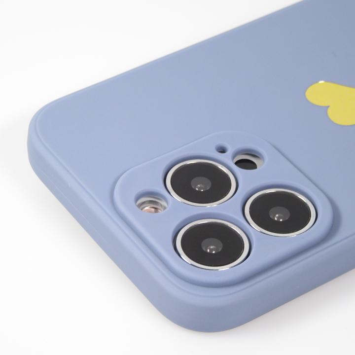 Actual product image PhoneLook Cover Silicone Mat Heart gold (Apple iPhone 15 Pro Max)