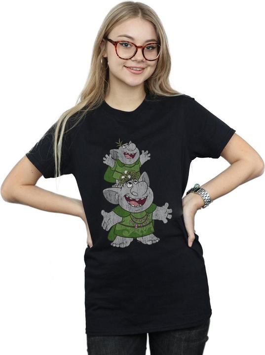 Image du produit Disney - T-shirt FROZEN HANDSTACKING TROLLS - Femme (XXL)