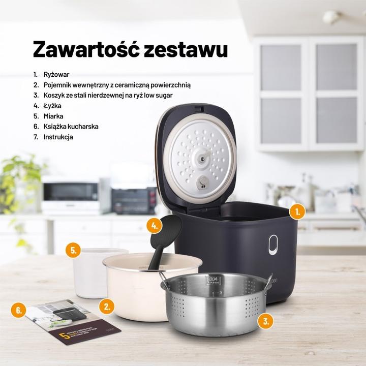 Image du produit Lauben Ryżowar Cuiseur à riz à faible teneur en sucre 3000AT
