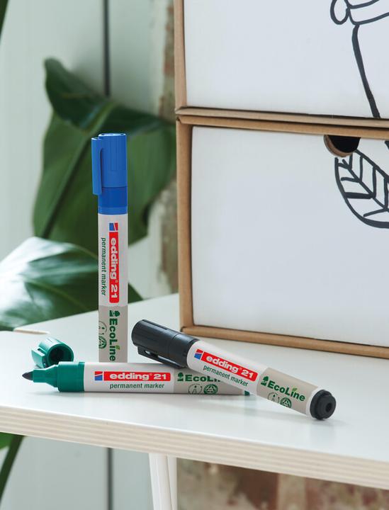 Actual product image Edding Permanent marker 21 (Black, 3 mm, 1 x)