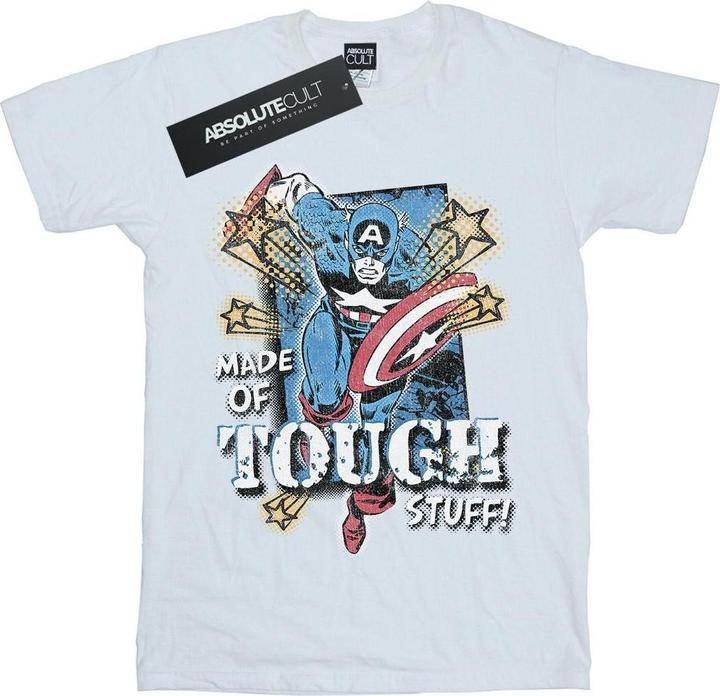 Captain America Made Of Tough Stuff TShirt (XXL)