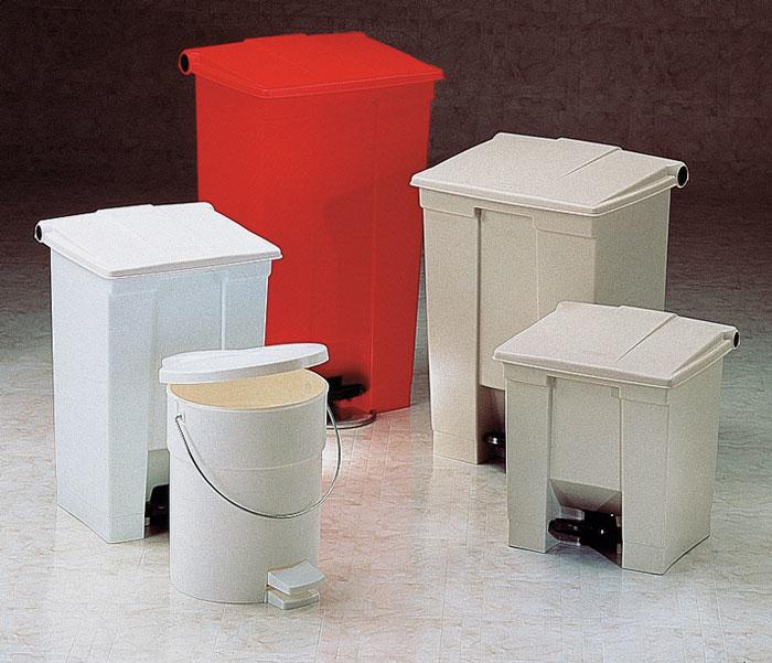 Actual product image Vepa Bins Industrial pedal bin, capacity 30 l, white. (30 l)