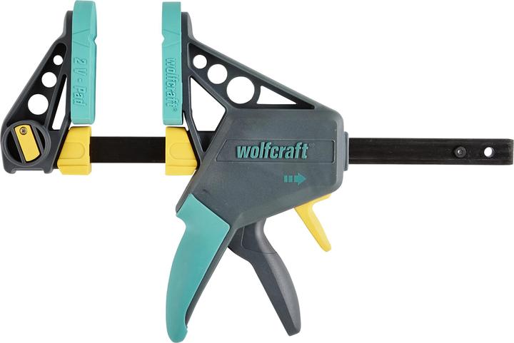 Actual product image wolfcraft wolfcraft 1 EHZ - Einhandzwinge PRO 100/150mm (150 mm)
