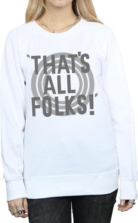 Immagine prodotto Looney Tunes That's All Folks Text Felpa Donna (XXL)