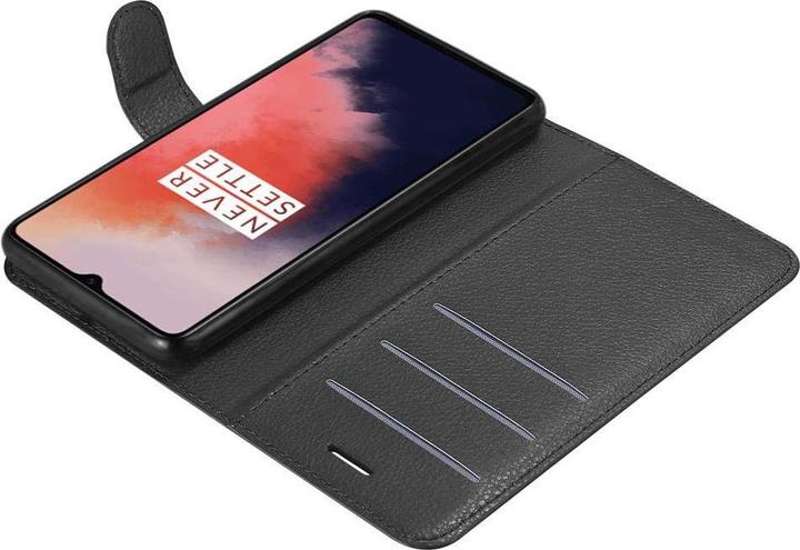 Actual product image Cadorabo Book with stand function cover (OnePlus 7T)
