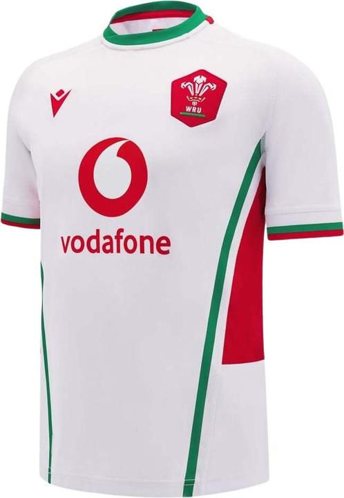 Immagine prodotto Macron Maglia gara Away Pays de Galles 6 nations 2024/25 (4XL)