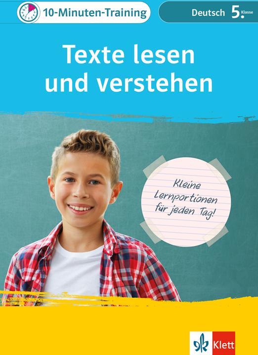 Image du produit 10-Minuten-Training Deutsch Texte lesen und verstehen 5. Klasse (Allemand, Anglais, 2025)