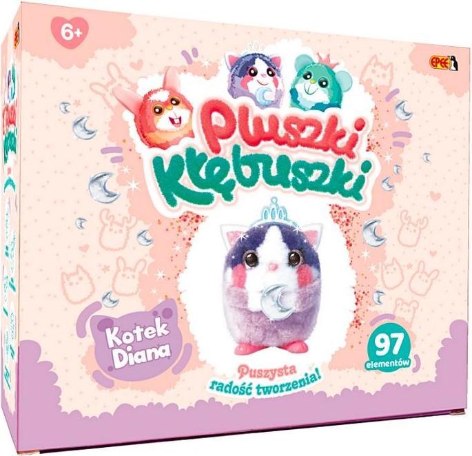 Immagine prodotto EPEE Zestaw kreatywny Pluszki kłębuszki Kotek Diana 97 elementów (20 cm)