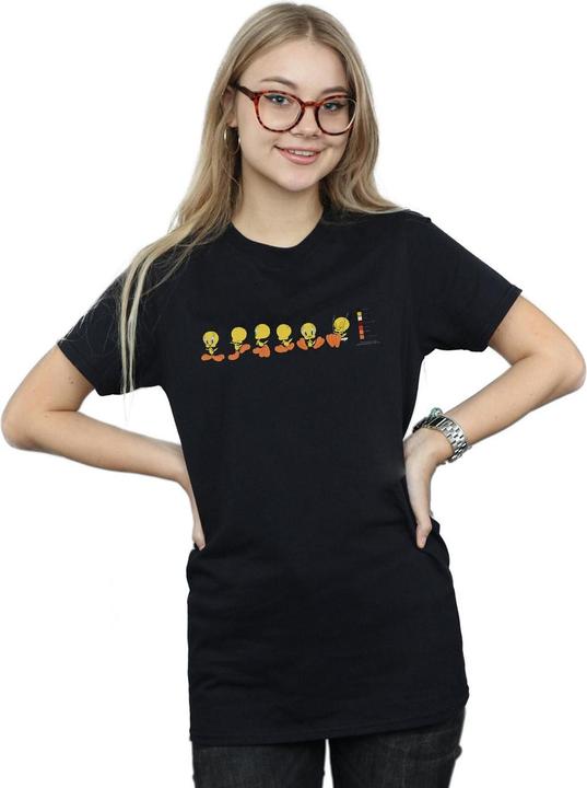 Immagine prodotto Looney Tunes Tweety Pie Colour Code Maglietta Ampia Donna (XXL)