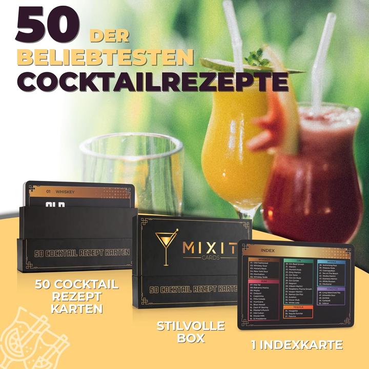 Produktbild Mixit Cards Cocktail Rezept Karten