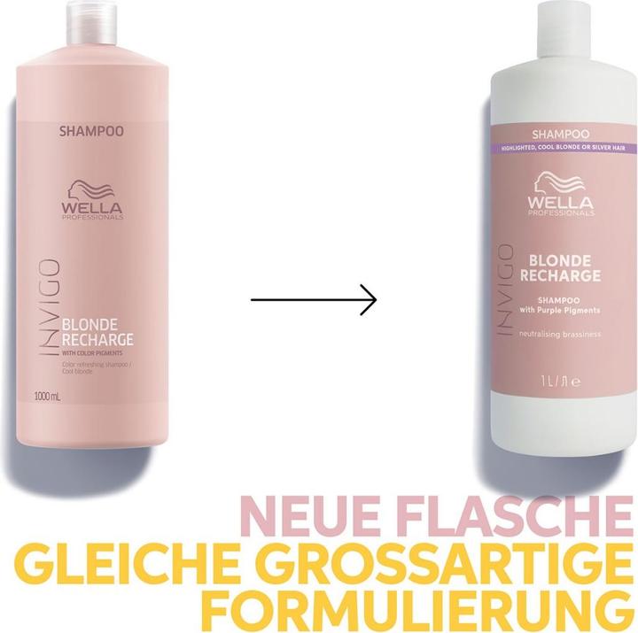 Image du produit Wella Recharge blonde (1000 ml, Shampoing liquide)