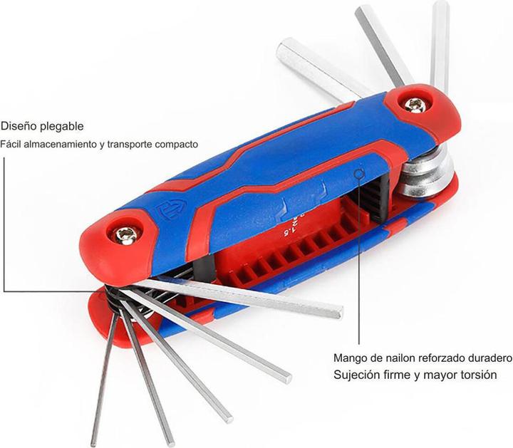 Produktbild Workpro Aussen-Sechskant Sechskantschlüssel 1.5 mm, 2.0 mm, 2.5 mm, 3.0 mm, 4.0