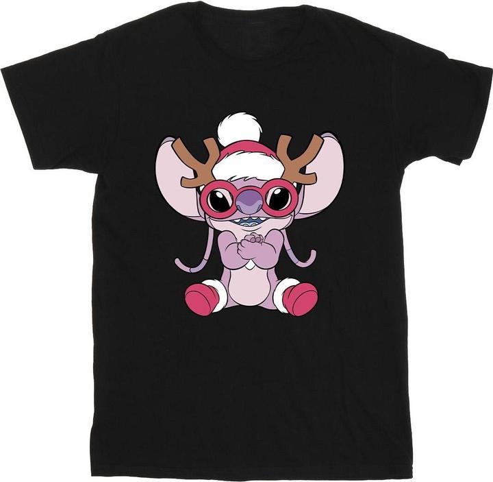 Disney Lilo & Stitch Angel Reindeer TShirt (S)