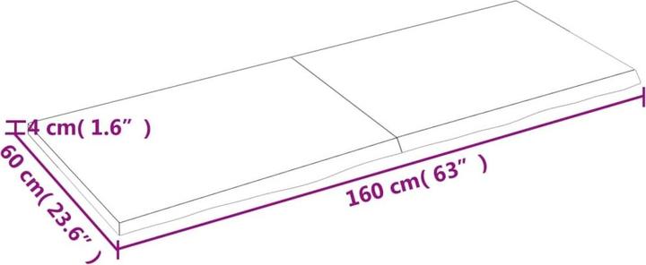 Produktbild VidaXL Emerald (160 x 4 x 60 cm)