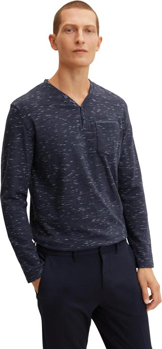 Produktbild Tom Tailor Longsleeve Langarmshirt mit Henleyausschnitt (XXL)