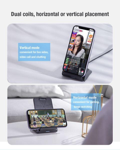 Actual product image Nillkin Fast Wireless Charging Stand Pro (15 W)
