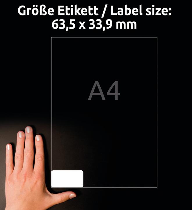 Actual product image Avery wetterfeste labels
