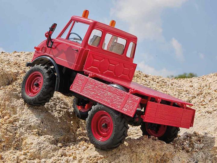 Produktbild FMS FXC24 Unimog 421 1:24 rot - RTR 2.4GHz (RTR Ready-to-Run)