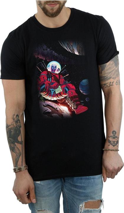 Actual product image Mens Deadpool Astronaut T-Shirt (S)