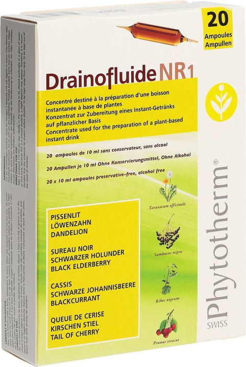 Image du produit Drainofluid Drainofluide Ampullen Niere (1 pièce(s), Ampoules, 362 g)