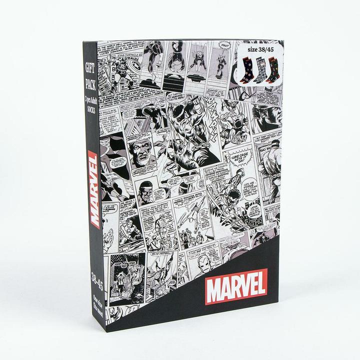 Produktbild Cerda MARVEL - Pack de 3 Paires de Chaussettes (Taille 38-45) (3er Pack, 38 - 45)