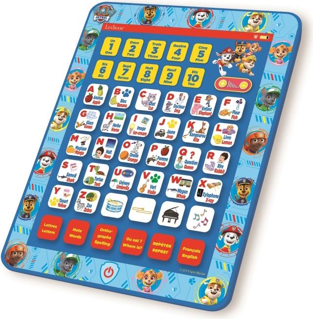Image du produit Lexibook Paw Patrol Tablette éducative bilingue anglais/français (Anglais, Français)