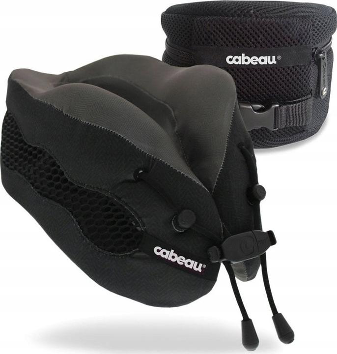 Actual product image Cabeau Nekkussen Cool Evolution Inclusief oordopjes - Zwart