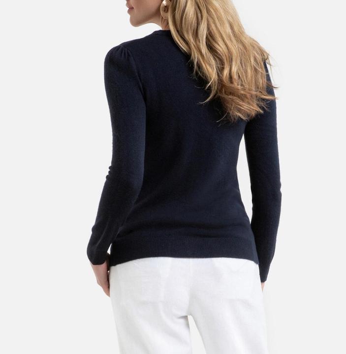 Actual product image Anne Weyburn Cardigan with V-neck and cashmere touch (40, 42)