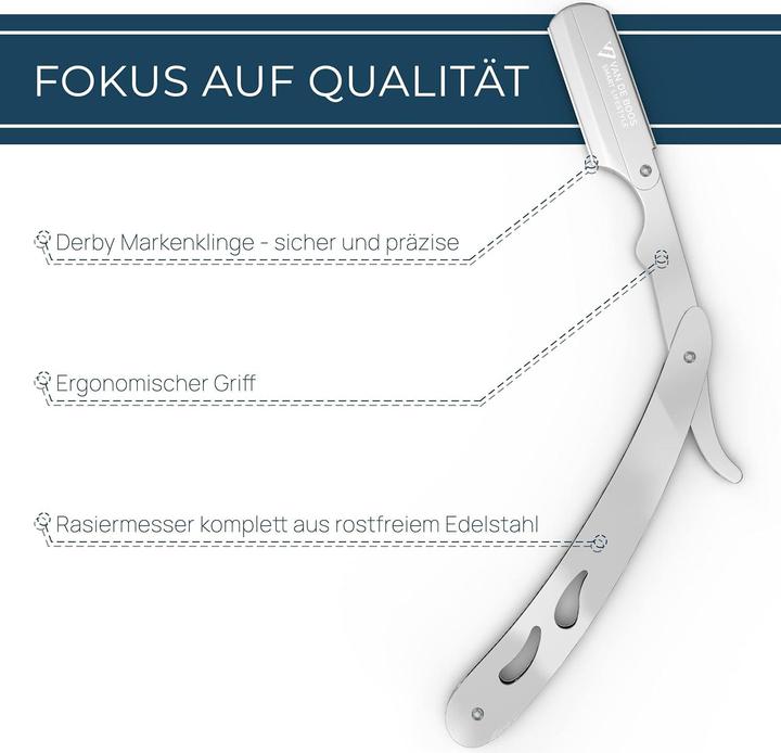 Actual product image Van de Boos Razor set
