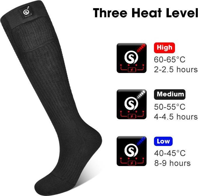 Produktbild Savior beheizbare Socken Oslo inkl. Akku (45 - 46)