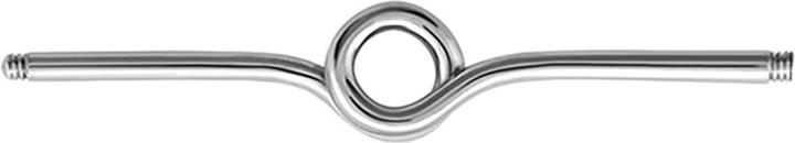 Immagine prodotto Star Piercing Barra del bilanciere con anello d'argento (Acciaio chirurgico 316L)