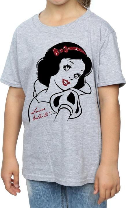 Immagine prodotto Snow White Maglietta Glitter delle ragazze (152, 158)