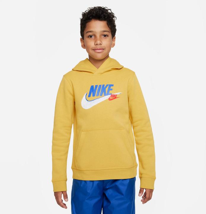 Nike B Nsw Si Flc Po Hoodie Bb,Vivi Vivid Sulfur S (S)