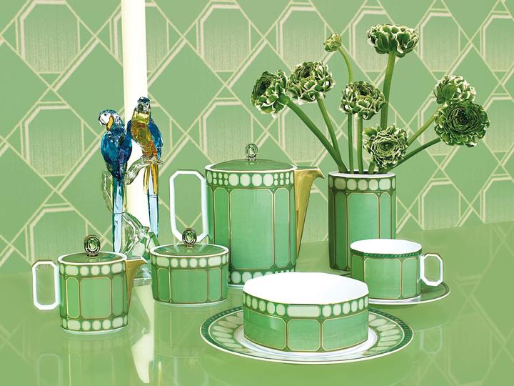 Actual product image Rosenthal Signum porcelain spoon Fern (1 Piece, Scoops)