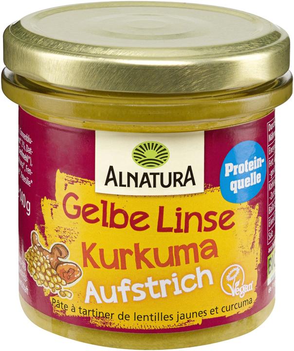 Produktbild Alnatura Bio Gelbe Linse Kurkuma Aufstr. (140 g)