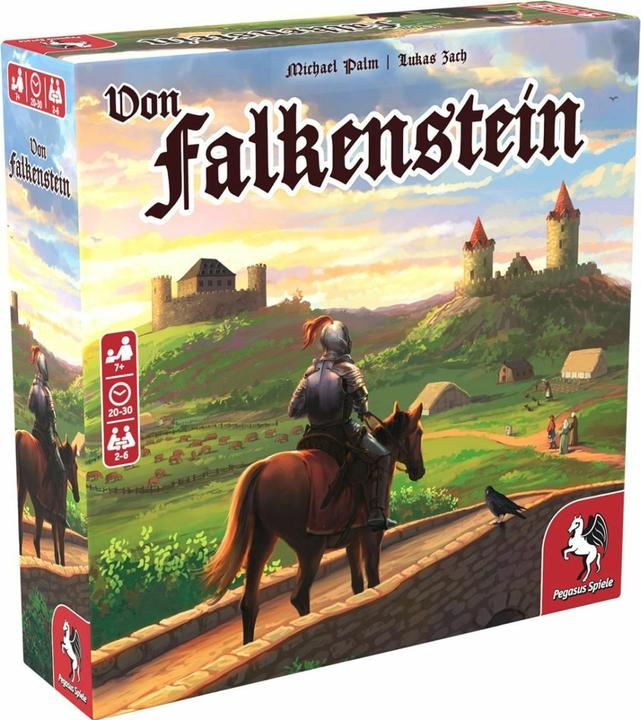 Immagine prodotto Pegasus 51983G - Von Falkenstein, gioco da tavolo, per 2-6 giocatori, da 7 anni (edizione DE) (Tedesco)