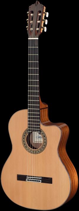 Produktbild Artesano Sonata MC Cut, eSonido Preamp (Konzertgitarre, Zeder massiv, Mahagoni, Artifical Ebony)