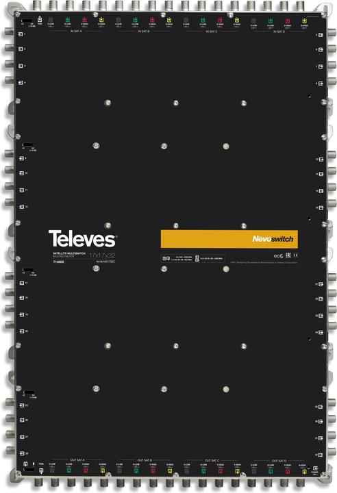 Image du produit Televes Commutateur multiple 17 en 32 fonte MS1732C (Multi commutateur)
