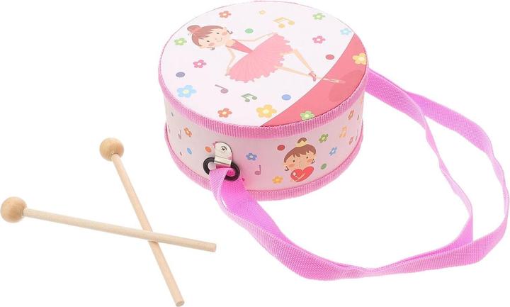 Produktbild Activity Board Cartoon Trommel Instrument, Miniatur Kindertrommel, Holz Musik Station, kleine Musiker Spielzeug