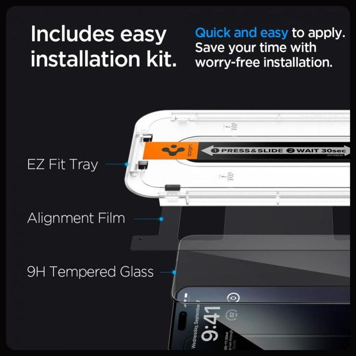 Actual product image Spigen EZ Fit (2 Piece, Apple iPhone 15 Pro Max)