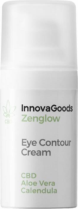 Immagine prodotto InnovaGoods Contorno occhi CBD Zenglow 15 ml (Crema, 15 ml, Giorno + Notte)