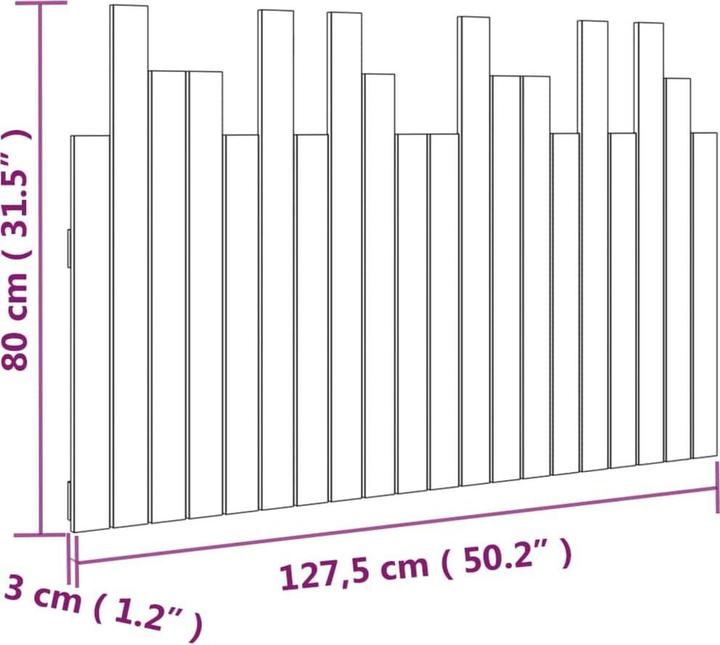 Image du produit VidaXL Ammon (127.5 x 3 x 80 cm)