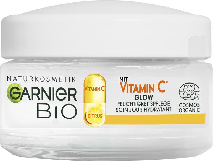 Actual product image Garnier Organic Vitamin C* Glow Moisturizer (50 ml, Day cream)