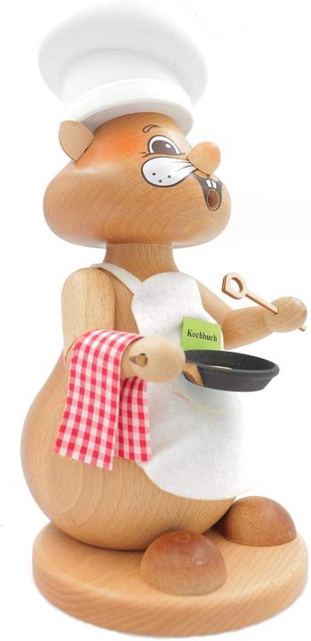 Produktbild Kuhnert Räucherfigur Hamster "Koch"