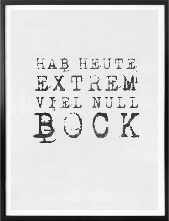 Image du produit Trenddeko Je suis de très mauvaise humeur aujourd'hui. (24 x 30 cm)
