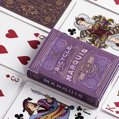 Actual product image Bicycle Marquis cards (English)