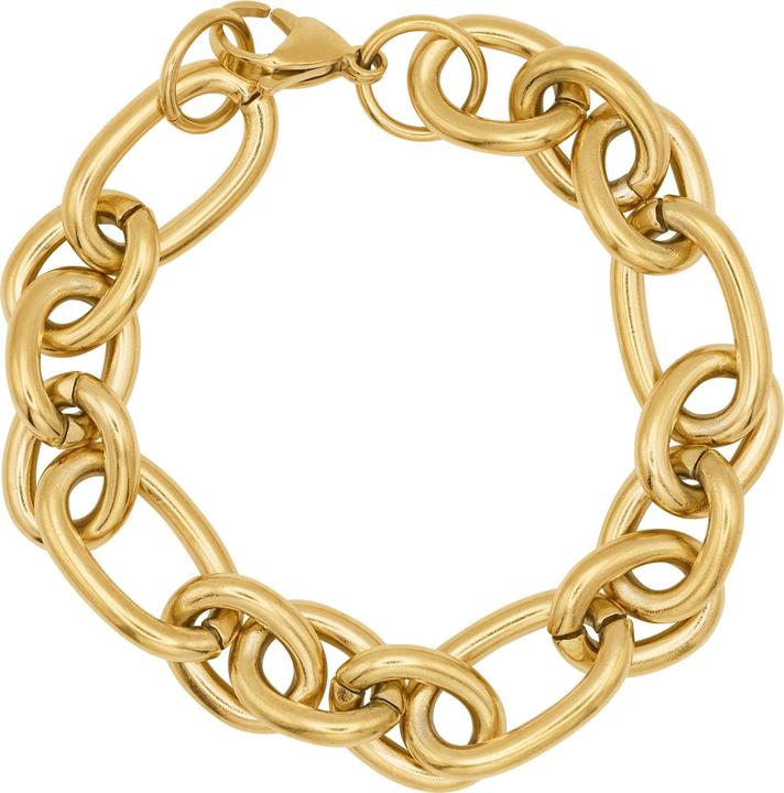 Actual product image Heideman Link bracelet silver color polished (100% stainless steel)