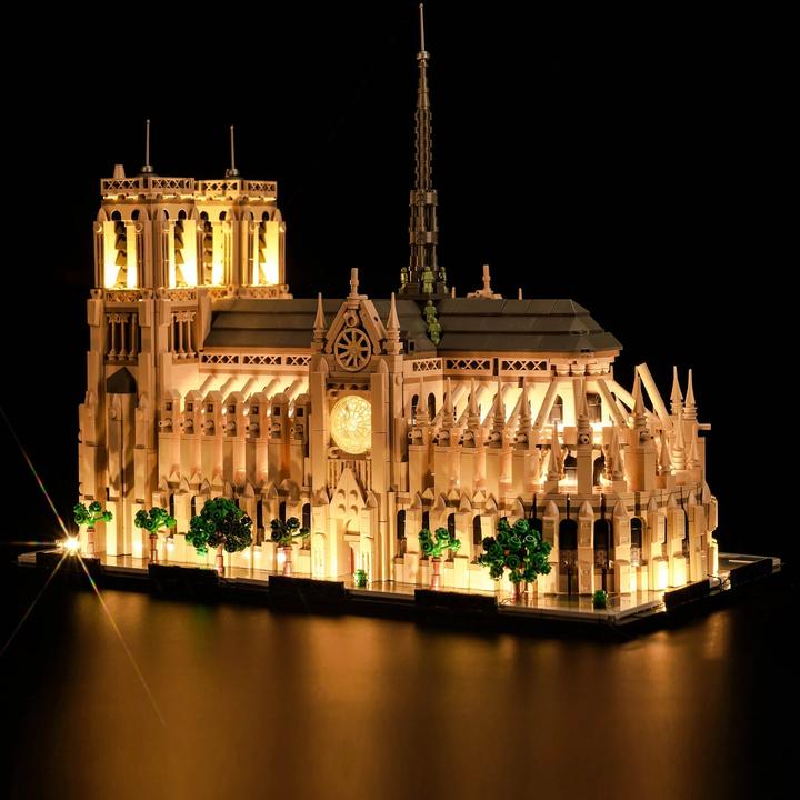 BrickBling LED Licht Set für LEGO Notre-Dame de Paris (21061) inkl. Fernbedienung