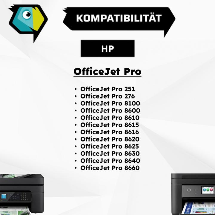 Immagine prodotto Inkadoo Inchiostri compatibili per HP CN046AE 950XL/951XL OfficeJet Pro 251 276 8100 8600 8630 8640 8660 (C)