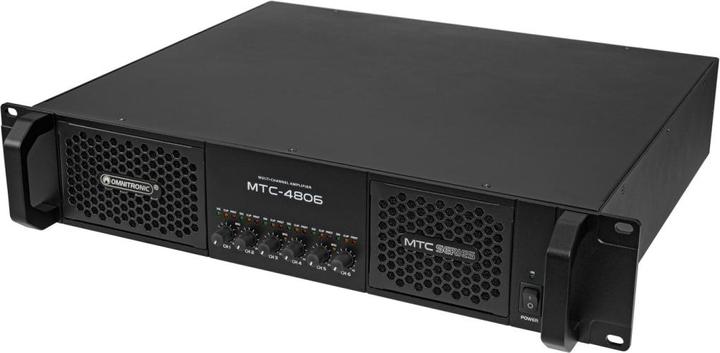 Actual product image Omnitronic MTC-4806 6-channel power amplifier